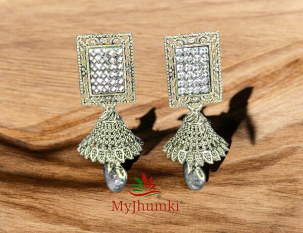 Oxidised Jhumka Earring For Women